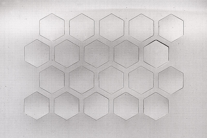Hexagonschablonen